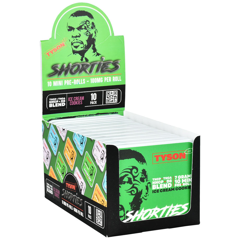 TYSON 2.0 Shorties D8 Mini Pre-Rolls | 7g | 10pk | 10pc Display