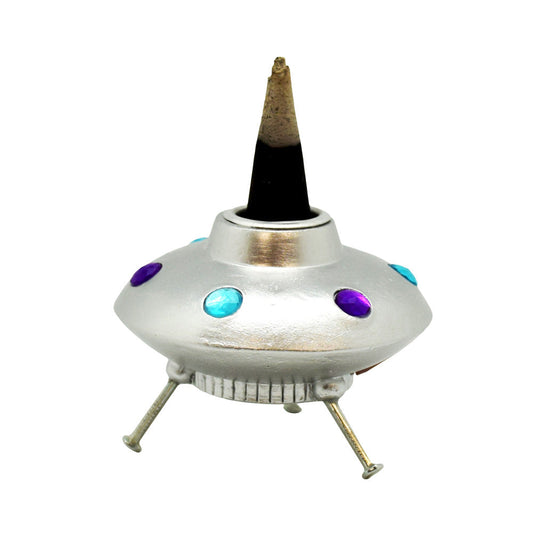 Space Ship Backflow Incense Burner