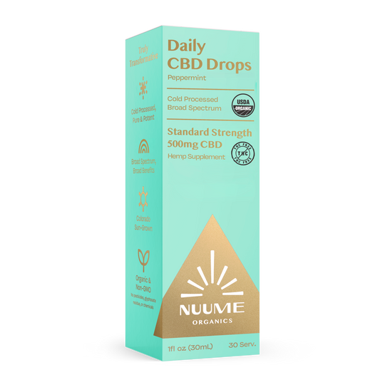 CBD THC-Free Peppermint Drops 500mg - Broad Spectrum