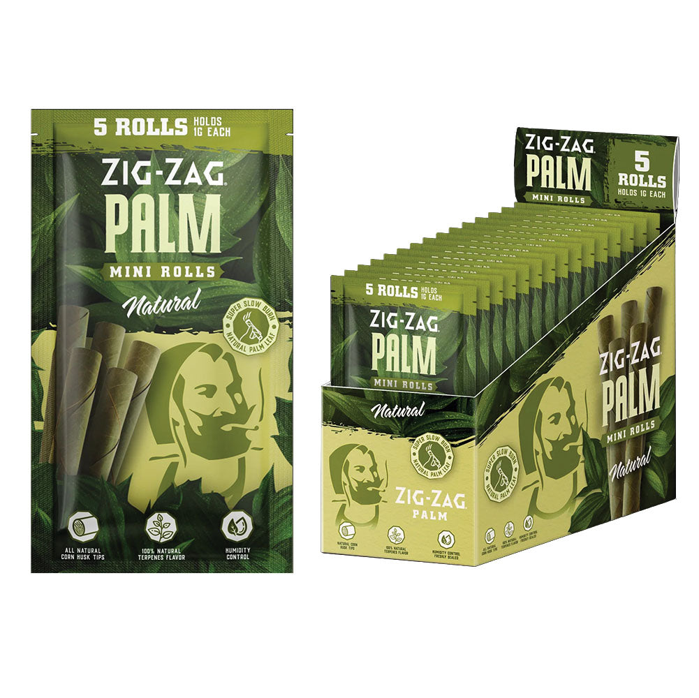 Zig Zag Mini Palm Roll | 5pk | 15pc Display