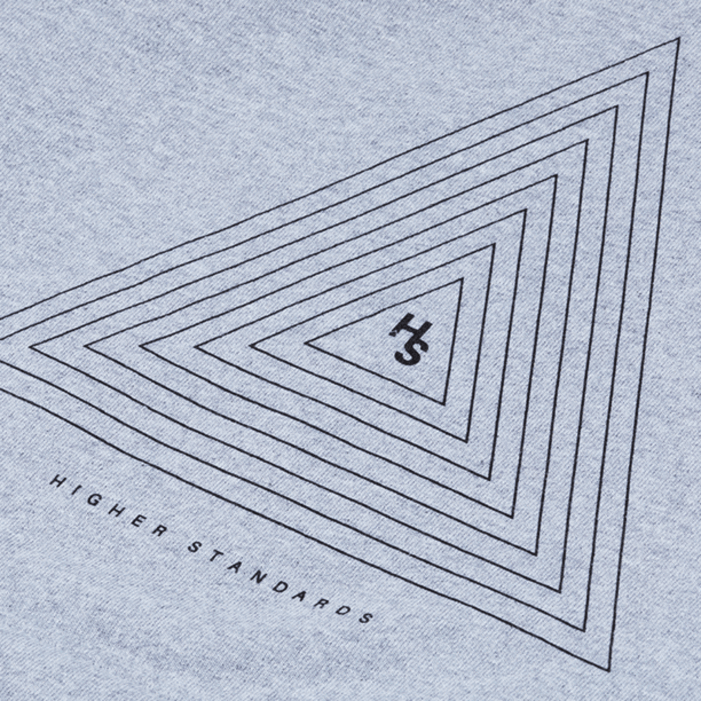 Higher Standards Hoodie - Concentric Triangle