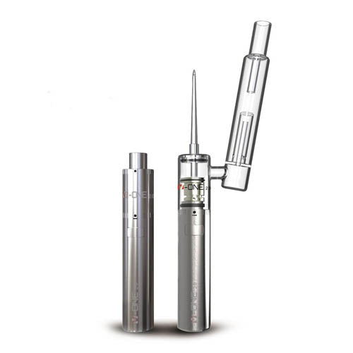 Xvape V-one 2.0 Concentrate Vaporizer w/bubbler silver