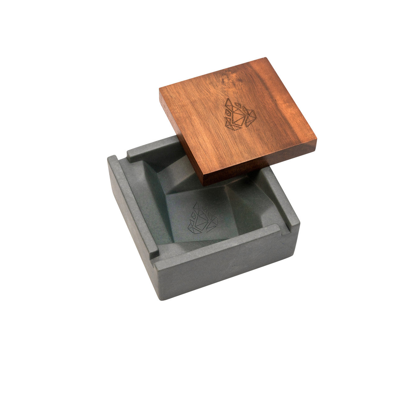 BRNT Designs Briq Concrete Ashtrays