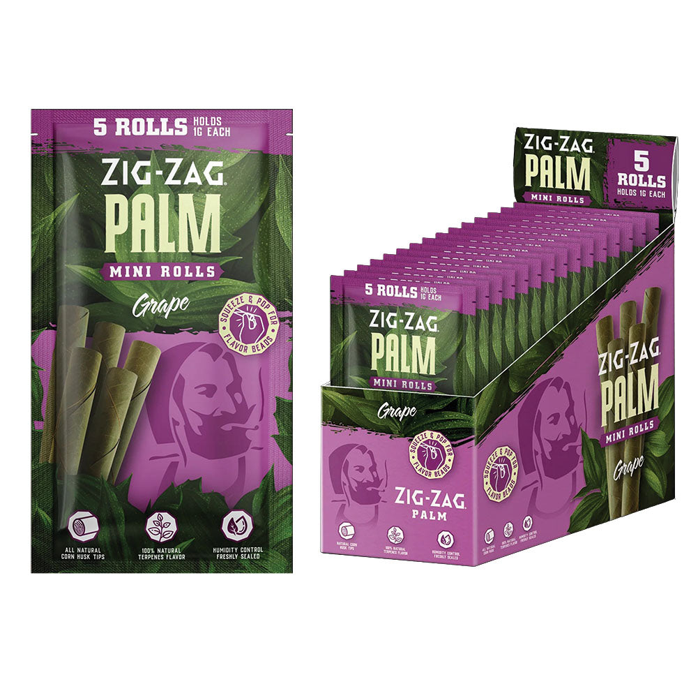 Zig Zag Mini Palm Roll | 5pk | 15pc Display