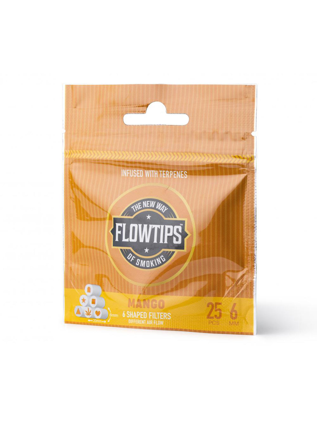 FLOWTIPS ® MANGO TERPENE FILTER TIPS (1-PACK)