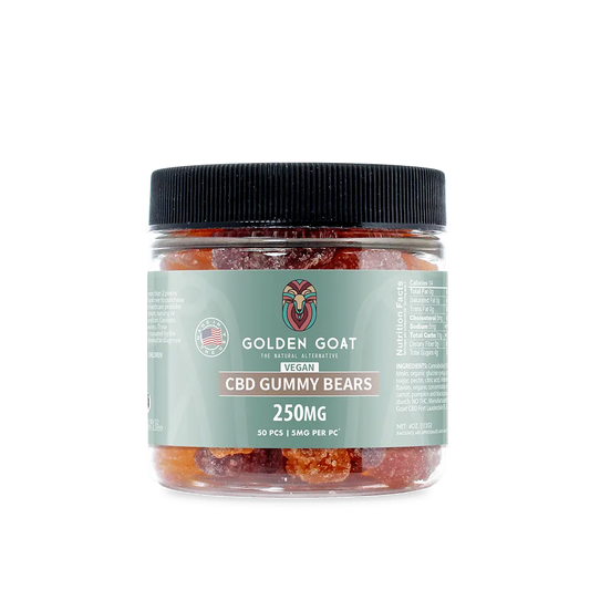 CBD Vegan Gummies 250MG - Clear Bears