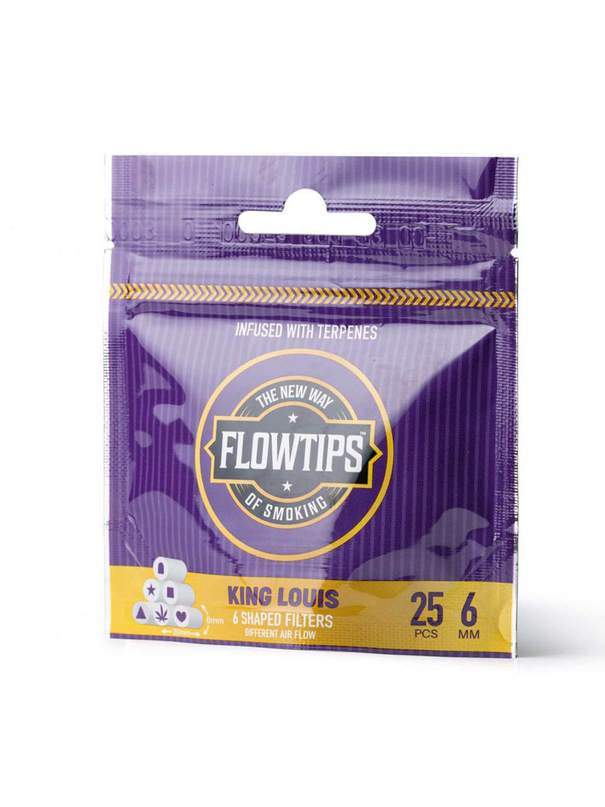 FLOWTIPS ® KING LOUIS TERPENE FILTER TIPS (10-PACK)