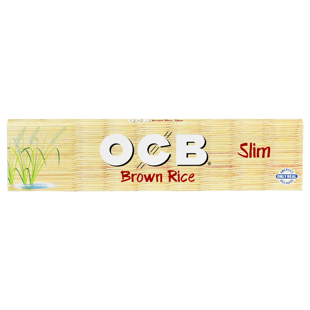 24PC DISPLAY - OCB Brown Rice Rolling Papers