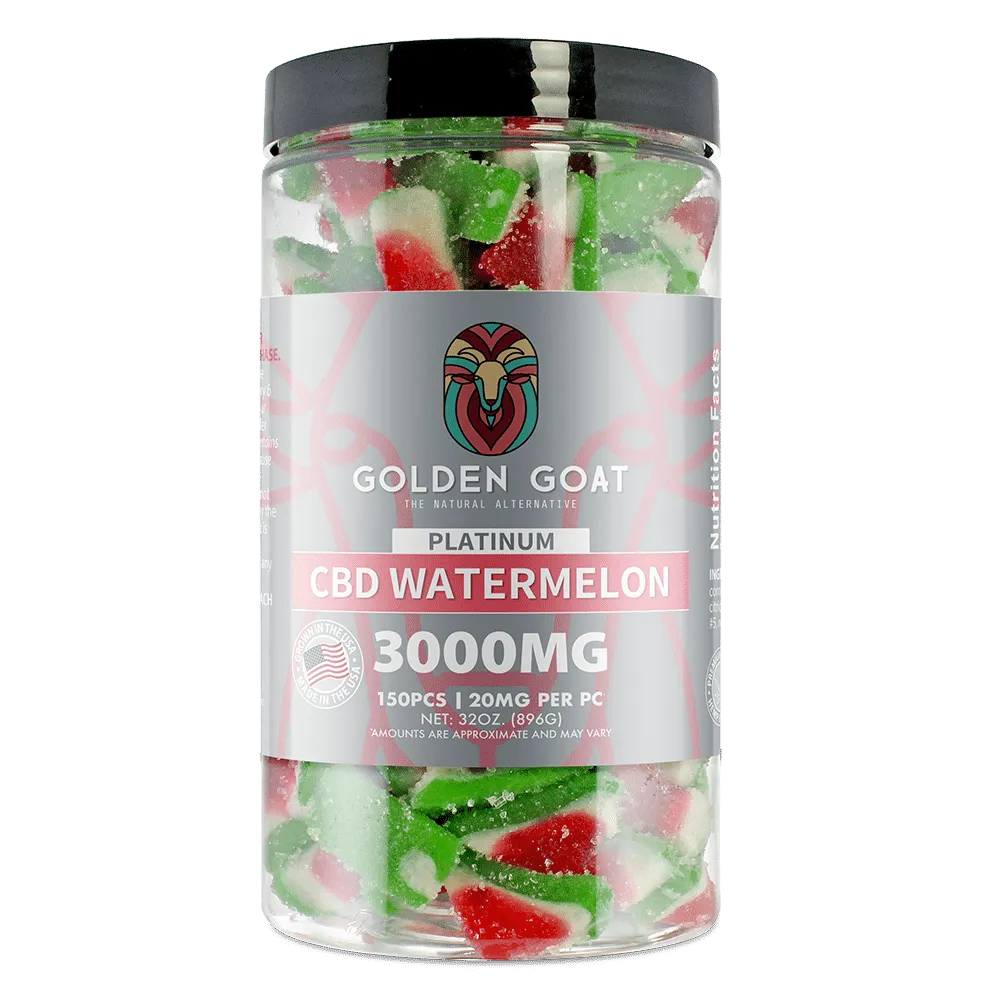 Platinum CBD Gummies 3000mg - Watermelon