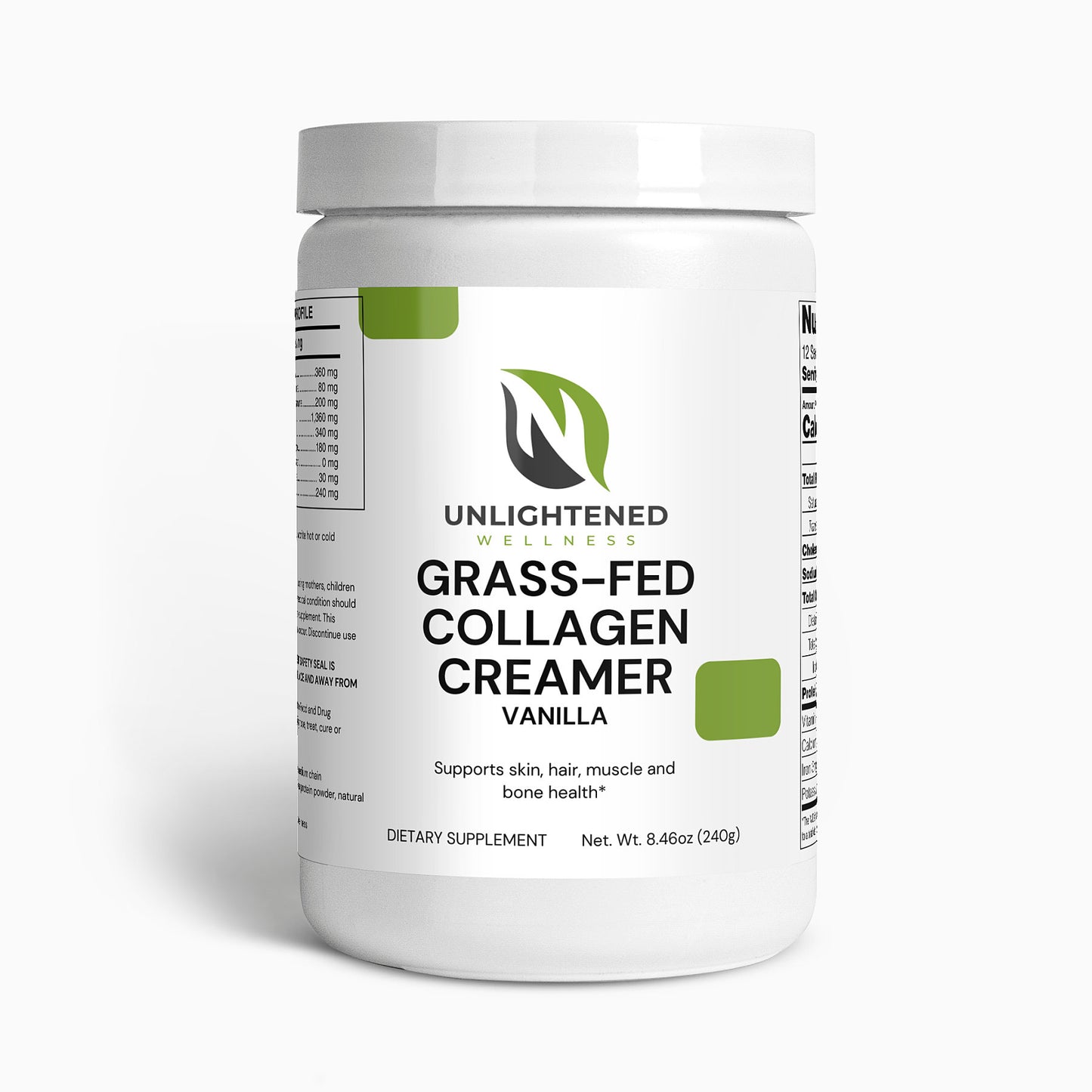 Grass-Fed Collagen Creamer (Vanilla)